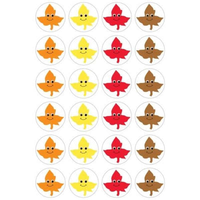 Happy Leaves Stickers 1" (3 Sheets)