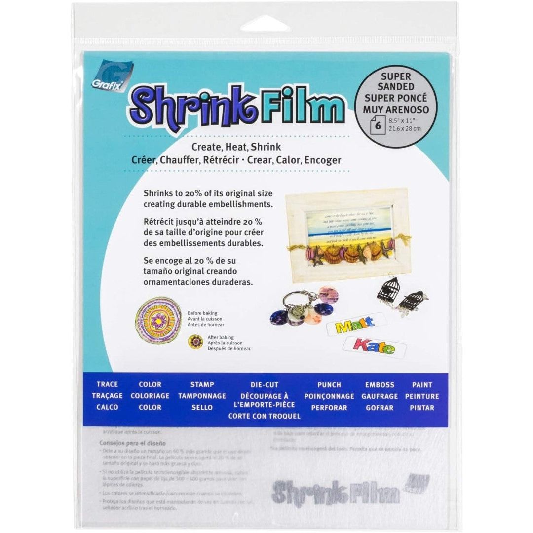 Shrink Film 8 1/2" x 11" 50/pack