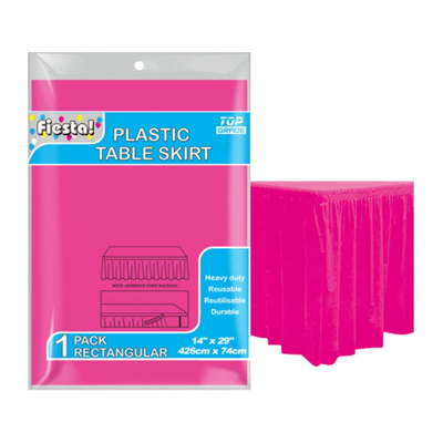 Table Skirt (Hot Pink)