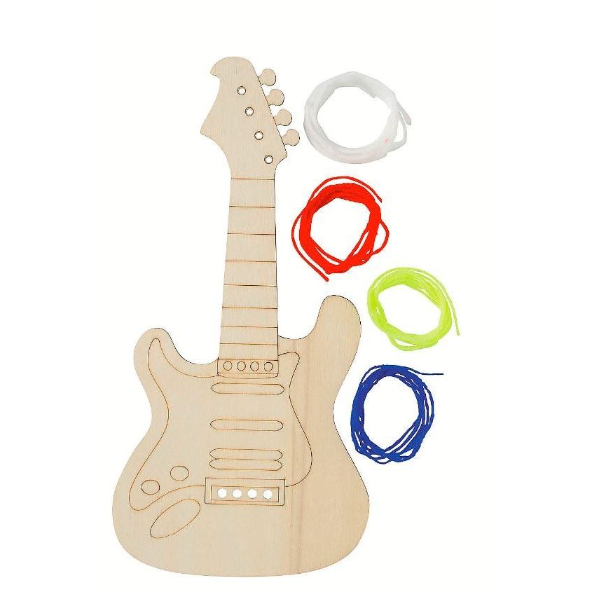 Color Your Own Guitar 6" x 12" 6/pk