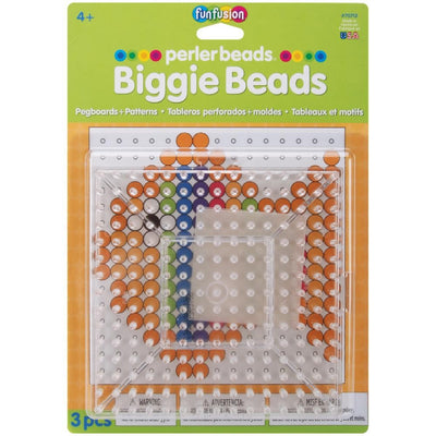 Perler BIGGIE Beads Pegboards 2/Pkg