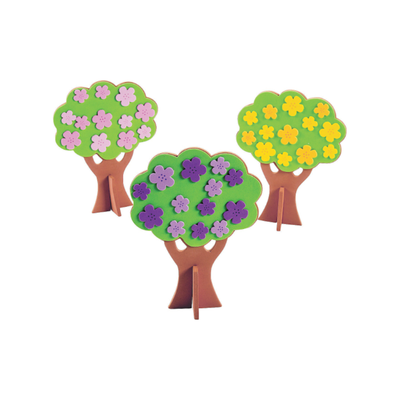 3D Spring Tree Craft Kit 8" 12/pk