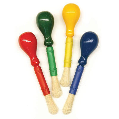 Paint Brushes Bulb Knob Handles , 5.5" Long, 4/pk