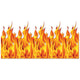 Flame Backdrop 4' x 30'