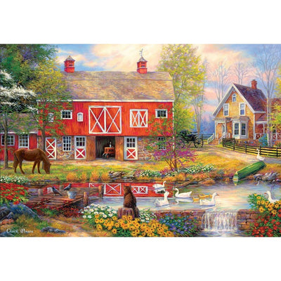 Reflections On Country Living 2000 Piece Jigsaw Puzzle