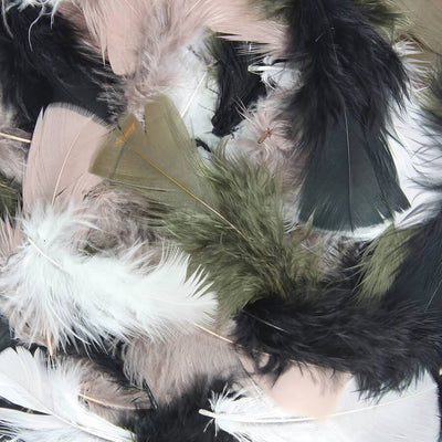 NATURAL COLORS Feathers 14 Gr