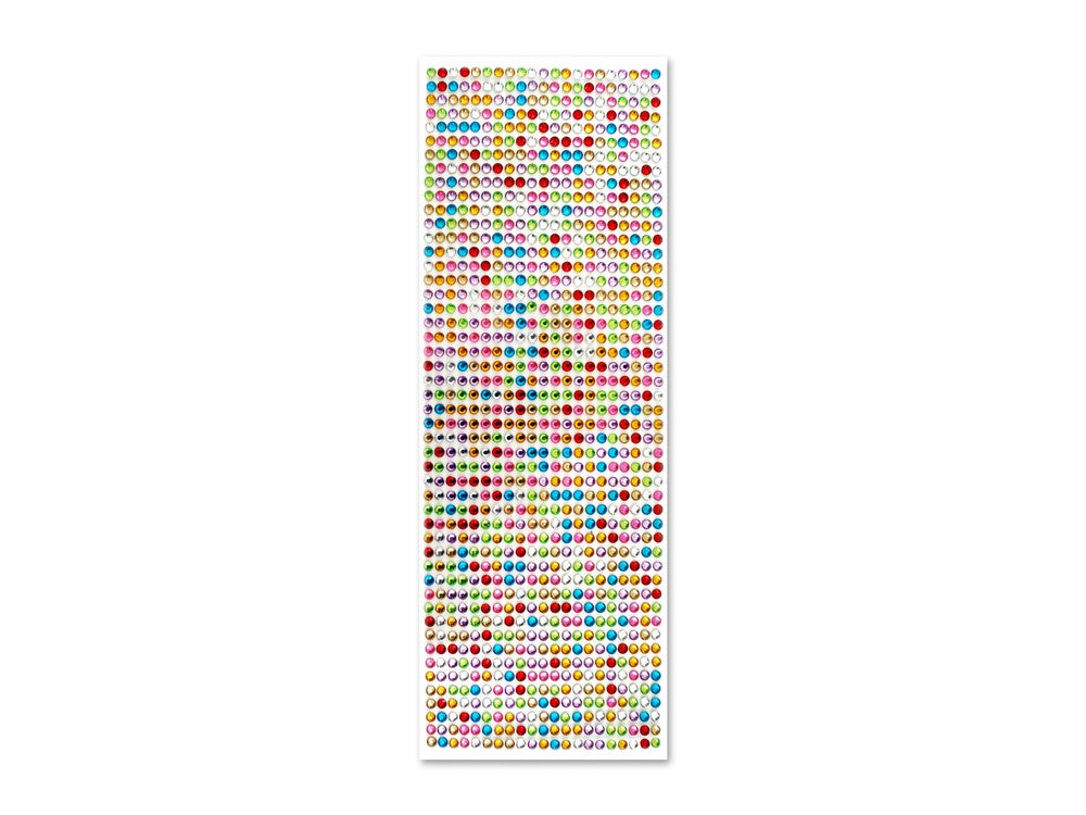 Adhesive Rhinestone Assorted 4mm 1029/pk