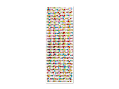 Adhesive Rhinestone Assorted 4mm 1029/pk