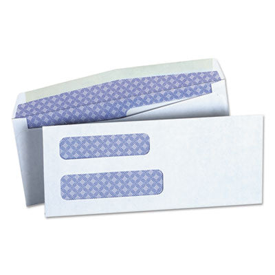 Double Window Business Envelope #8 500/box White, 3.63 x 8.63