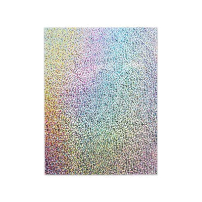 Holographic Poster Board 20" x 26" 1 Sheet Silver Sparkle