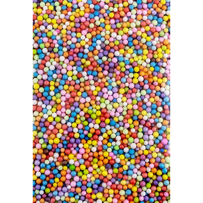 Multi-Colored Foam Craft Beads 2 mm 12g