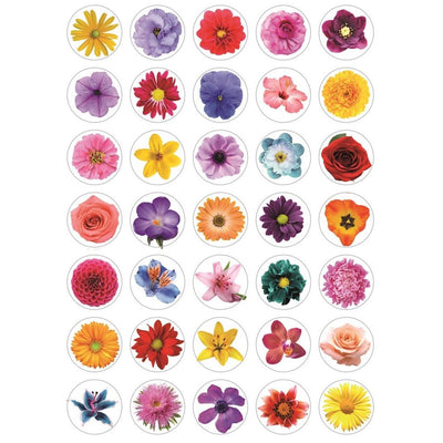 Flower Stickers 3/4" (10 Sheets)