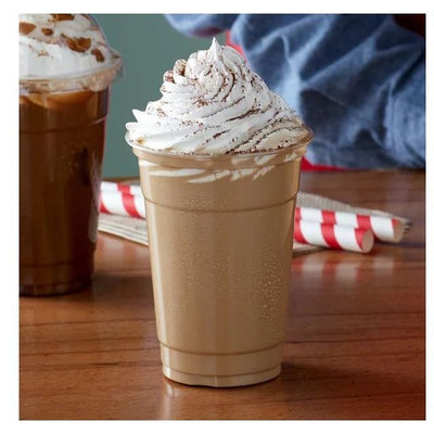 Clear Plastic Razzle Cups 16oz With lids 50/Pk