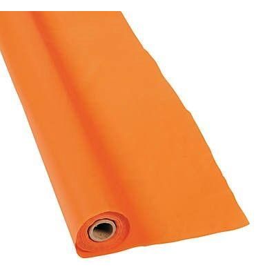 Plastic Orange Tablecloth Roll 40" x 100ft