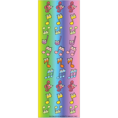 Musical note stickers (25 sheets)