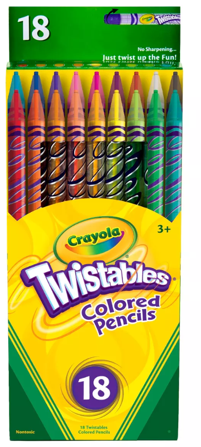 Crayola Twist Colored Pencils 18/pk