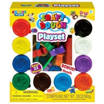 Craft Dough Set 22 Pc