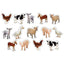 Farm Animals Shape Stickers (6 Sheets)