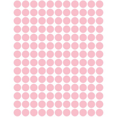 Color Coding Dot Sticker Pink 1/4" 10mm Color Print 32/pk