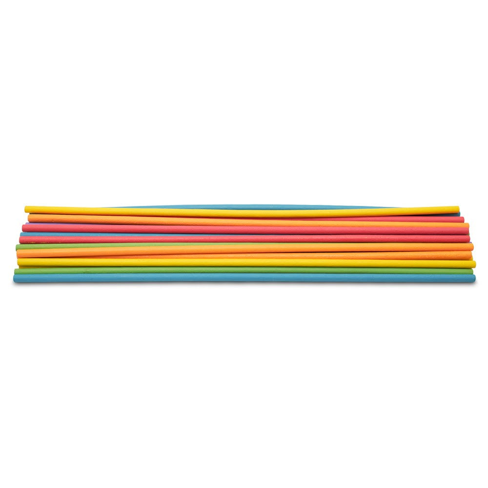 Wooden Dowel Assorted Colors 12" 30/pk
