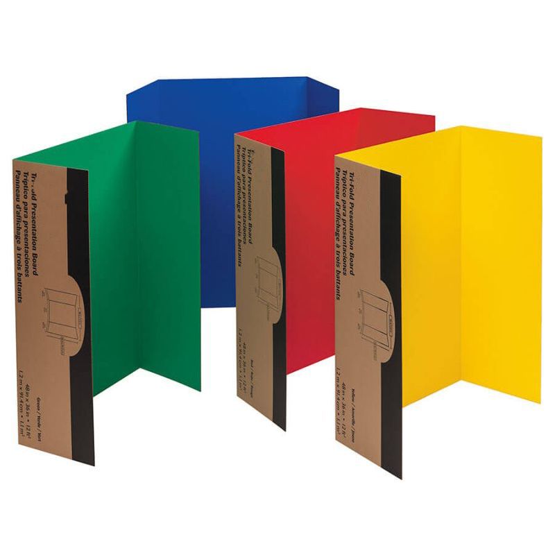 Presentation Board 48" x 36" 4/pk Assorted