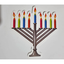 Large Menorah Cutout 5" 20/pk
