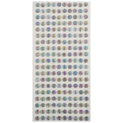 Adhesive Rhinestone Clear 7mm 240/pk