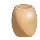 Wooden Barrel Beads Natural 13mm x 11mm 18/pk