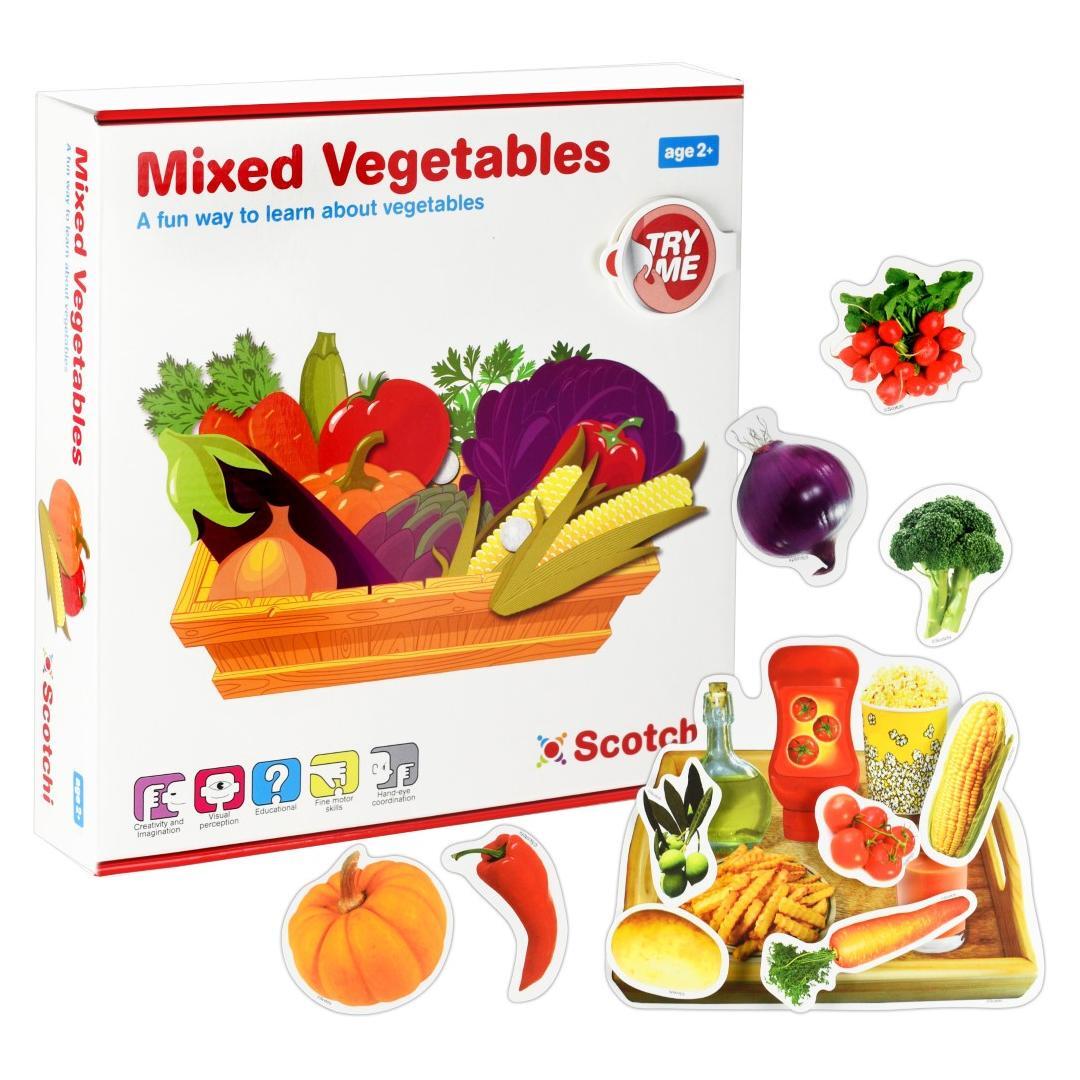 Mix Fruit And Veggies Game