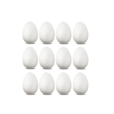 Polyfoam Eggs 2" x 1 1/4" 12/pk