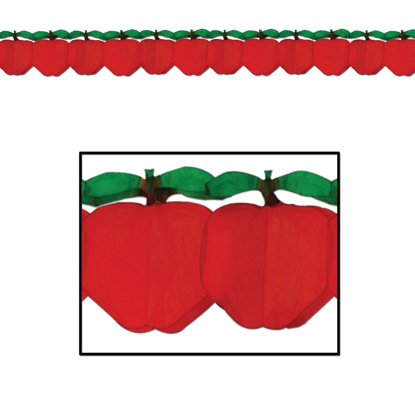 Apple Garland  7½" x 12'  1/Pkg