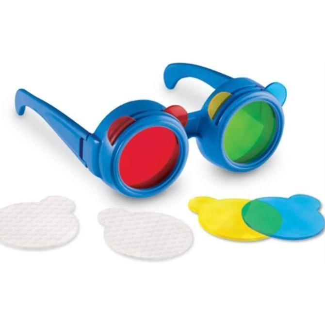 Color mixing glasses