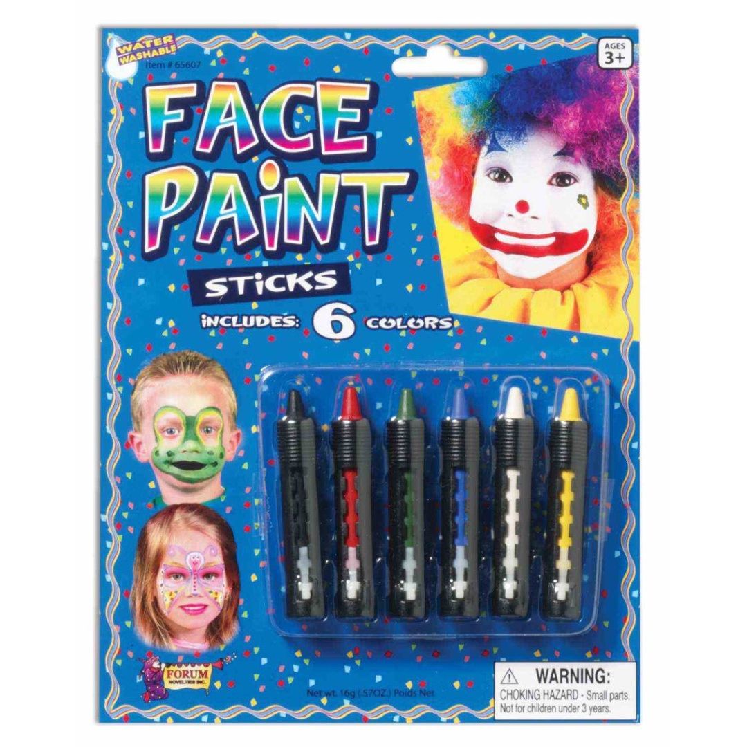 Face Paint Push Up 6 Sticks