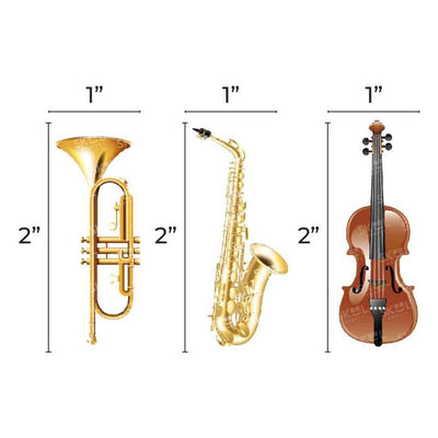 Music Instruments 2" 20/sets