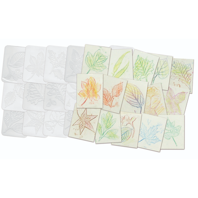 Leaf Rubbing Plates 16/pk
