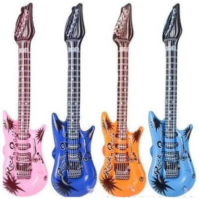 Rock Guitar Inflate 24" 12/pk