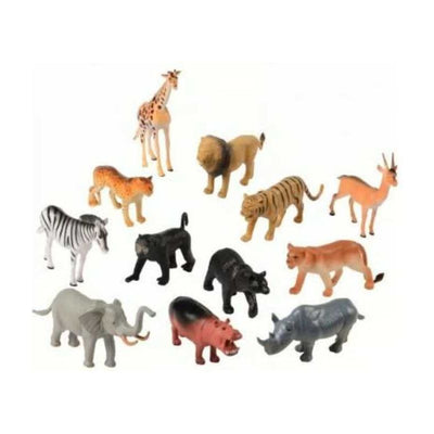 Large Wild Animals 4.5"-7.5" 12/pk