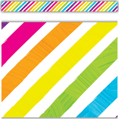 Bright Striped Straight Border 12/pk