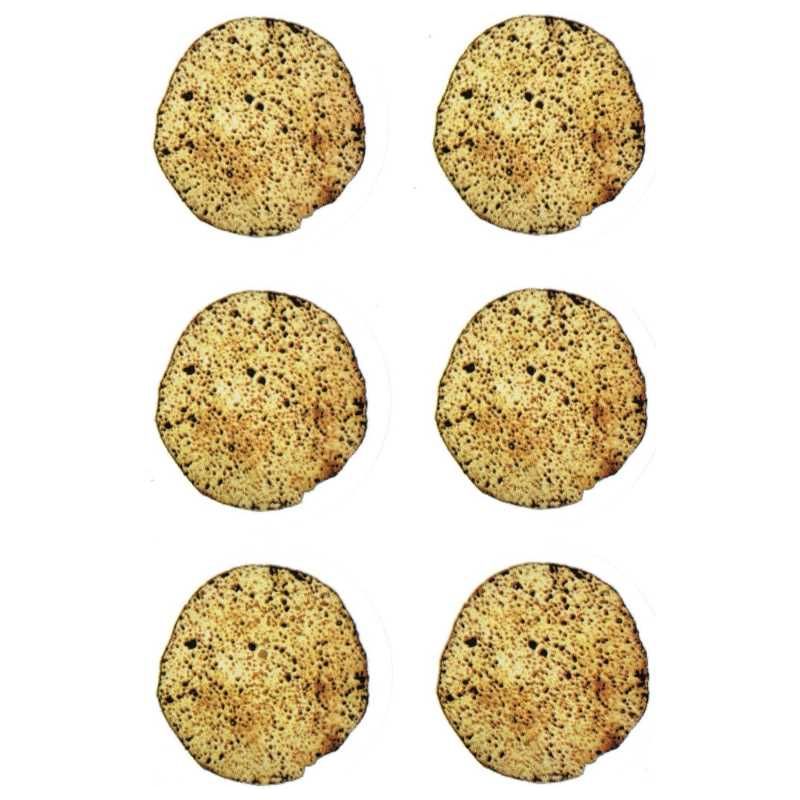 Matzah Stickers 1 3/4" 6 sheets (discontinued)