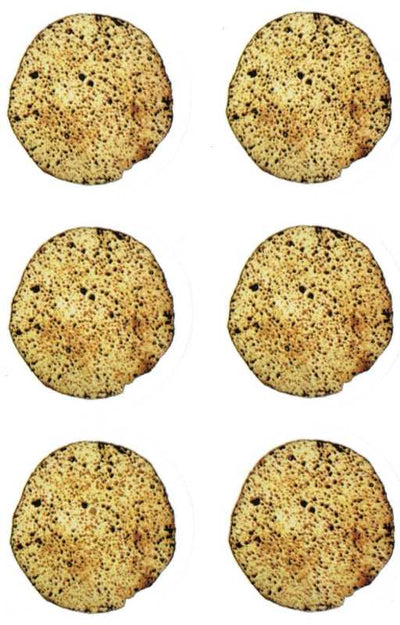 Matzah Stickers 1 3/4" 6 sheets (discontinued)