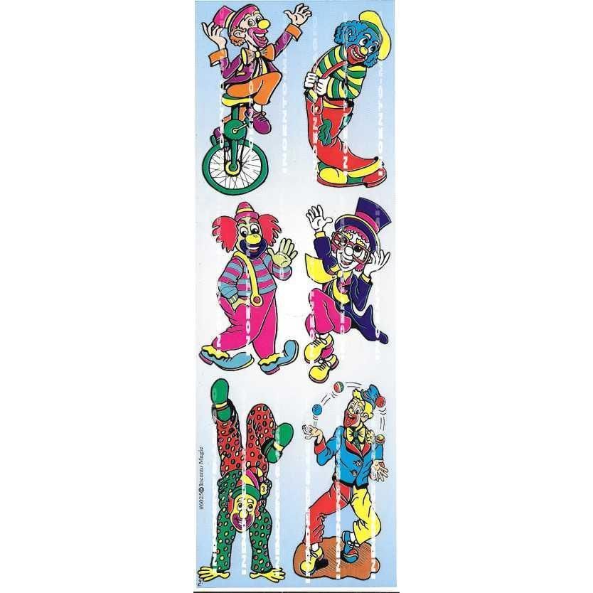 Clown Die Cut Sticker (6/pk)