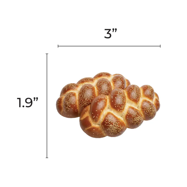 Pair Of Challahs Cutout 3in 20/pk