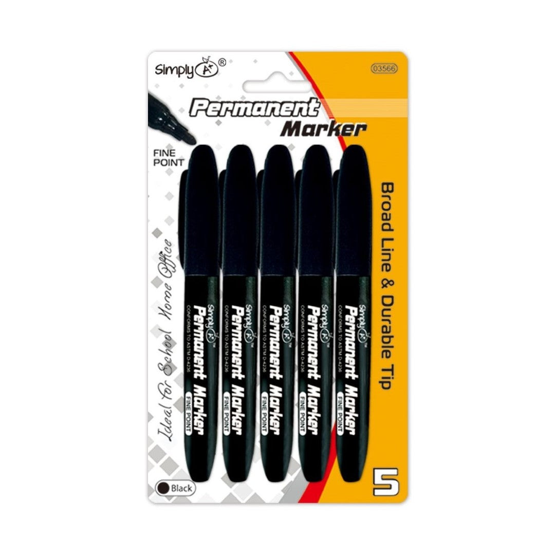 Permanent Marker 5/pk