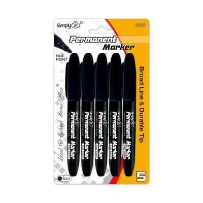 Permanent Marker 5/pk
