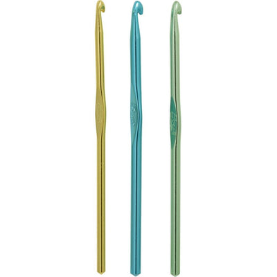 Boye Aluminum Crochet Hook Set-Assorted-Sizes H8 To J10