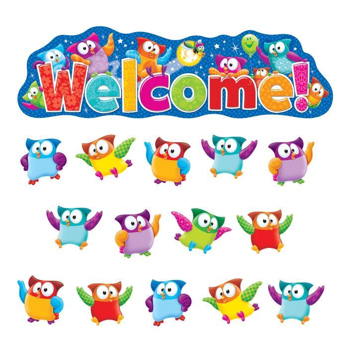 Owl-Stars! Welcome Bulletin Board Set (Discontinued)