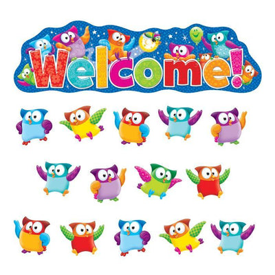 Owl-Stars! Welcome Bulletin Board Set (Discontinued)