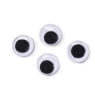 Paste On Wiggle Eyes (10mm, 50/pk)
