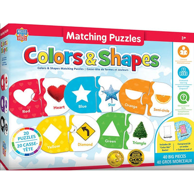 Educational Matching Colors & Shapes Jigsaw Puzzles