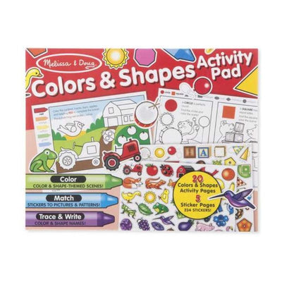 Colors & Shapes Sticker Pads